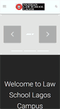 Mobile Screenshot of lawschoollagos.org